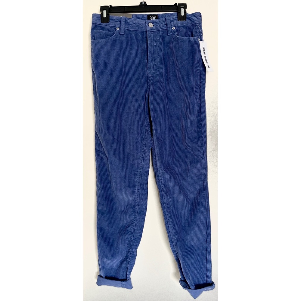 BDG Blue Corduroy Mom Jeans
